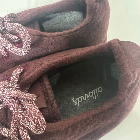 AllBirds Wool Runners Burgundy Purple Sneakers Sz 9 - Picture 3 of 6